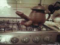 Kaffeekanne fuer Frauen