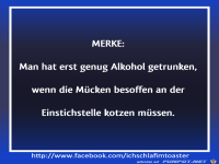genug Alkohol