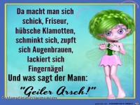 Da macht man sich schick