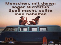 Sogar nichts tun Spass macht