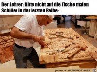 Die Sch�ler in der letzten Reihe