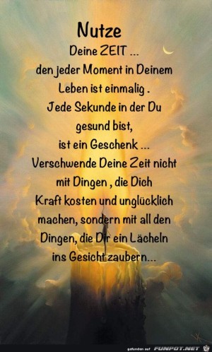 Nutze-deine-Zeit.jpg auf www.funpot.net