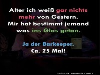 Wenn der Barkeeper dein Ged�chtnis l�scht!