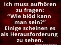 Das bl�de Fragezeichen!