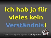 Verst�ndnis? Fehlanzeige!