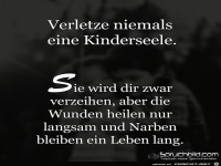 Verletze nie eine Kinderseele