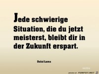 jede schwierige Situation