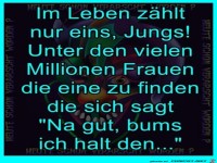 Im Leben z�hlt nur eins