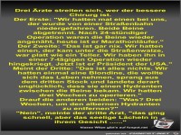 Drei �rzte streiten sich