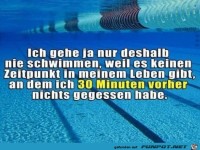 Schwimmen ist nicht m�glich