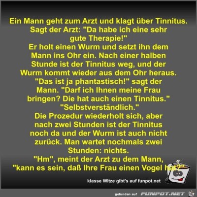 Ein-Mann-geht-zum-Arzt-und-klagt-&uuml;ber-Tinnitus.jpg von Fossy