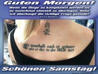 Motivierender Samstagmorgen-Gru�