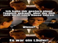 Der Teppich, der nicht heim wollte