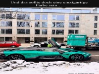 Luxus-Schlitten vs. M�llwagen: Wer gewinnt?