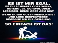 Alles egal, Hauptsache nett!
