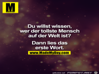 Du willst wissen