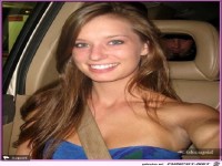 eine Frau am Steuer...