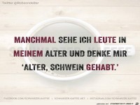 Manchmal sehe ich Leute