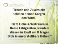 Freude und Zuversicht