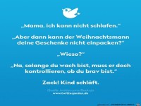 Mama, ich kann nicht schlafen