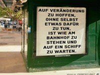 Auf Veraenderungen zu hoffen