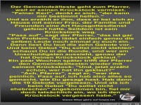 Der Gemeindeälteste geht zum Pfarrer