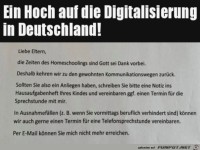 so viel zur Digitalisierung