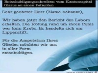Versehentliche Amputation