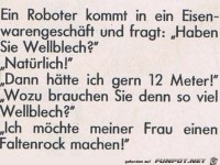 Roboter kauft ein