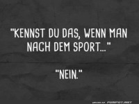 Witz �ber Sport und Motivation