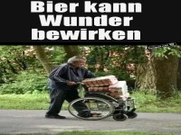 Kreativer Einsatz eines Rollstuhls