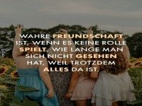 Wenn Freunde wie Sonnenblumen sind