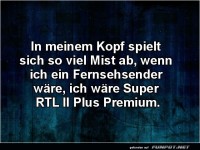 Mein Kopf als TV-Kanal: Chaos Pur