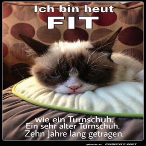 fun-Bild: Fit wie ein alter Turnschuh!