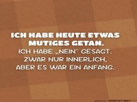 Mut zur inneren Rebellion!