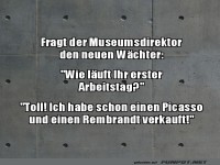 Neuer Job im Museum: Ein Verkaufsschlager!