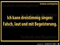 diegeilsten dreistimmig