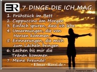 7 Dinge die ich mag