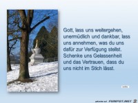 Gott lass uns weitergehen.