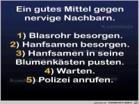 Nervige Nachbarn