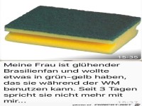 Meine Frau ist Brasilienfan