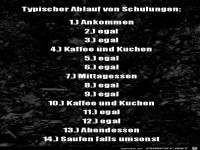 Typisch Schulung