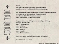 segen fuer den Tag