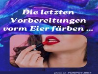 Vorbereitungen f�rs Eier f�rben