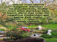 Dankbarkeit f�r positive Gedanken