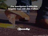 Die wenigsten Fehltritte