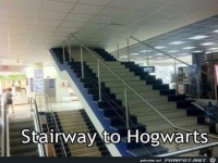 eine Treppe fhrt ins nichts