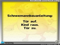 Schneemannbauanleitung