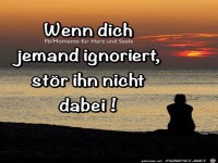 Wenn dich jemand ignoriert