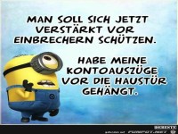 vor Einbrechern sch�tzen......